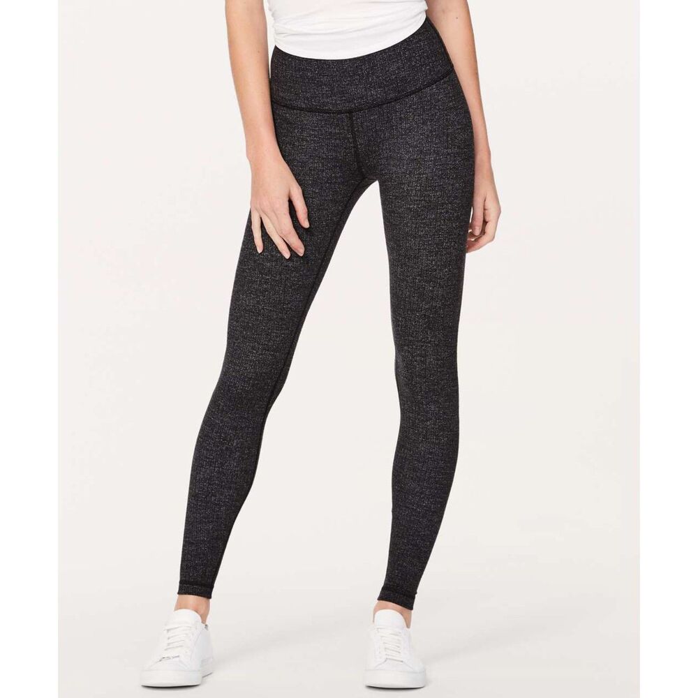 Lululemon Wunder Under Herringbone Leggings Size 4